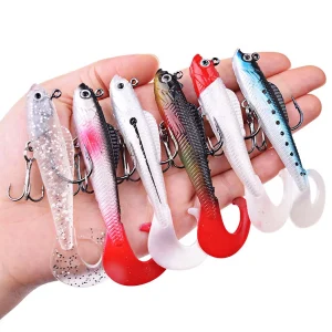 6PCS Wobblers Artificial Baits Fishing