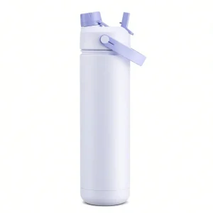 Water Bottle With 2In1 Straw And Spout Lid